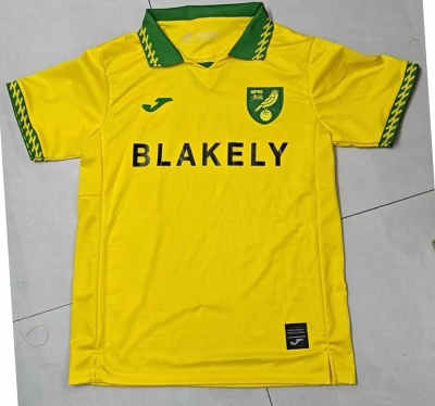 2526 Norwich home Soccer Jersey